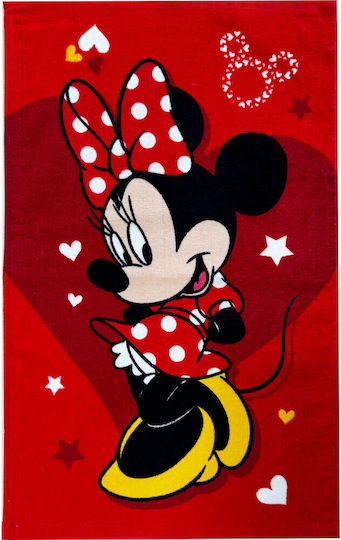 Disney Minnie Schön In Rot Handtuch Gesichtstuch Tuch 30x50cm