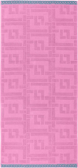 Beauty Home Ζακάρ Art 2312 Βαμβακερή Ροζ 80x180εκ.