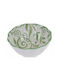 Koopman Bol Servire Rotund Ceramic Verde cu Diametrul 9 cm