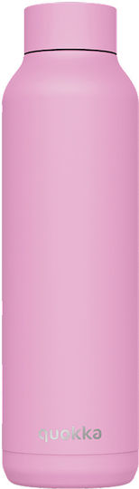 Quokka Solid Μπουκάλι Θερμός Ανοξείδωτο BPA Free 630ml Blossom Pink