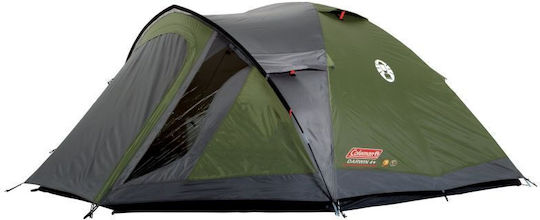 Coleman Darwin 4 Plus Camping Tent Igloo Green 3 Seasons For 4 People