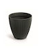 Latia Round Midl Flowerpot Anthracite Pp-tlro60ma