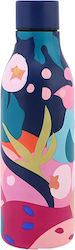 Queen Mother Blue Floral Art Edition Thermos 500ml Queen Mother Blue Floral Art Edition Thermos 500ml