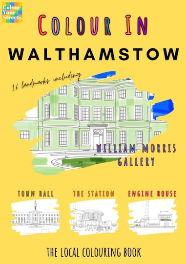 Walthamstow Colouring Book A4 Colour Your Streets Paperback Softback