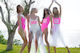 Neon Team Bride Swimming Suit