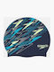 Speedo Cap Silicon Printed-peacoat/pale Cl 385002u