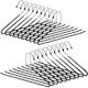 Anti-slip Kleiderbügel Für Hosen Metallisch Silber 10021075_683 20Stücke