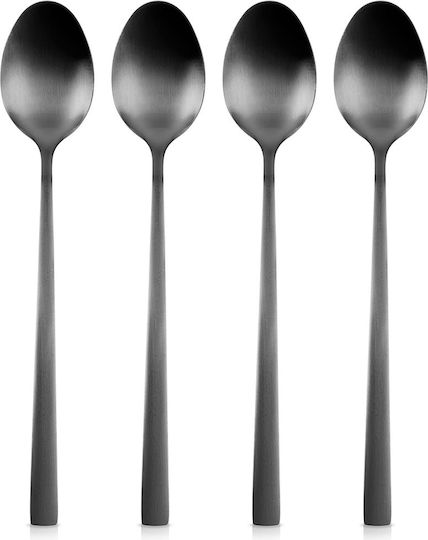Excellent Houseware Rostfreier Stahl Kaffee/Tee Schwarz 4 Stück