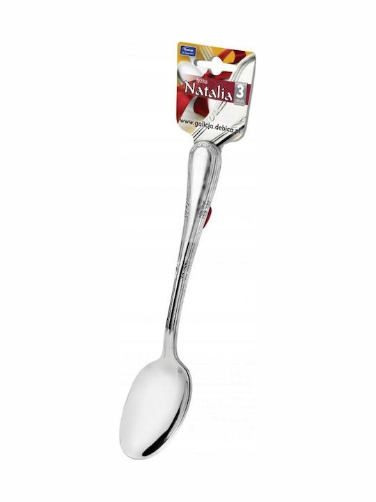 Galicja Set Linguri Cafea / Ceai Metalice Argintii 3 Bucăți