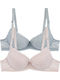 Sutien Albastru Deschis Pudră Cu Armătură 2 Pack 23049 2 Pack C