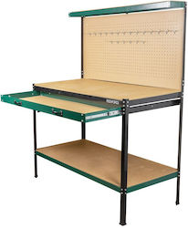 Rockforce Banc de Lucru pentru Unelte 120 Cm Panou Spate Sertar