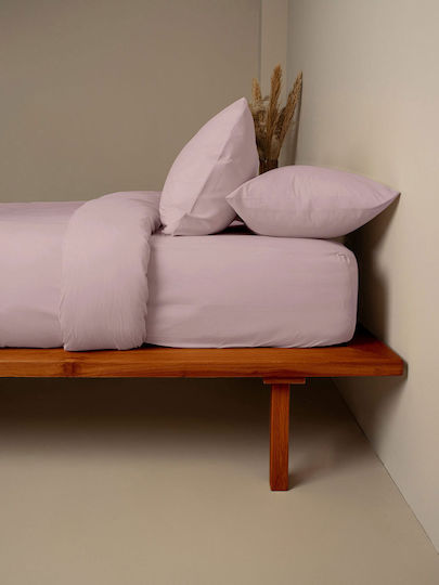 Sunshine Cotton Feelings 115 Single Bed Sheets Set with Rubber Hugger 105x205+30cm Rotten Apple 3 Pieces