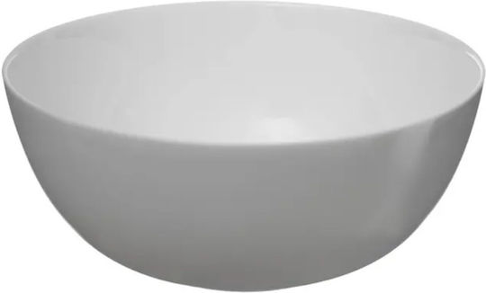 Secret de Gourmet Porcelain White Salad Bowl