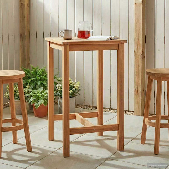 Bar Table for Small Outdoor Spaces 60x60cm