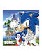 Sonic the Hedgehog Baby-Handtuch Mehrfarbig 30x30cm