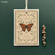 Insect Label 8.8cm Butterfly