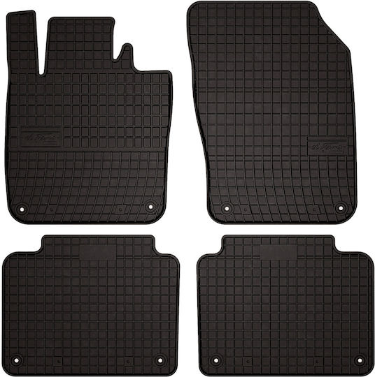 Rubber Car Mats Volvo V90 Ii Estate 2016 Black Fitted