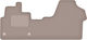Velour Car Mats Citroen Jumpy Iii Van Full Set 2018 Beige