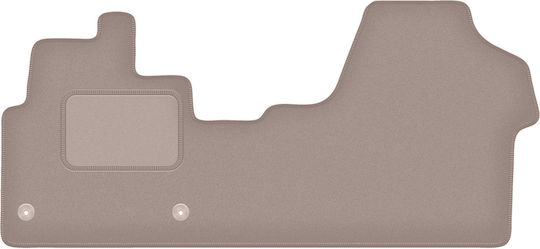 Velour Car Mats Citroen Jumpy Iii Van Full Set 2018 Beige