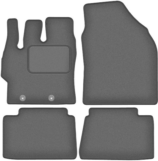 Velour Car Mats Graphite Mazda 2 Hybrid Hatchback 2022
