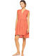 Pink Label Women's Beachwear Caftan Coral
