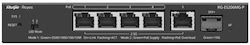 Ruijie RG-ES206MG-P Verwalteter L2 Power over Ethernet+ Switch mit 4 Gigabit (1Gbps) Ethernet-Ports