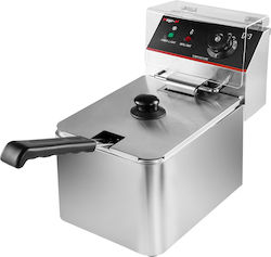 Mega-M Електрически Фритюрник 2kW Капацитет 4л 13.5x21x12см Mega-M Електрически Фритюрник 2kW Капацитет 4л 13.5x21x12см