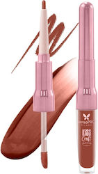 2in1 Liquid Lip Pencil Kiss Craft Sensopro Milano Terra