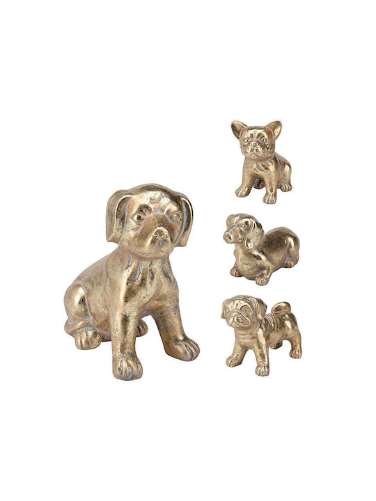 Zaros Decorative Dog from Ceramic Material 16x9.5x15cm