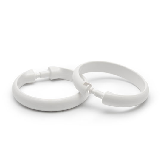 Inele Pentru Perdele De Duș 5 Cm Set 10 Bucăți Suport Din Plastic