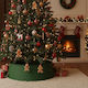 Plastic Green Christmas Tree Stand M23xH65cm