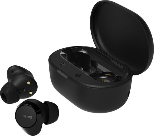 Philips TAT1300 In-ear Bluetooth Handsfree Headphones with Sweat Resistance and Charging Case Black