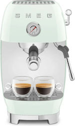 Smeg Μηχανή Espresso 1650W Πίεσης 15bar ECF03PGEU