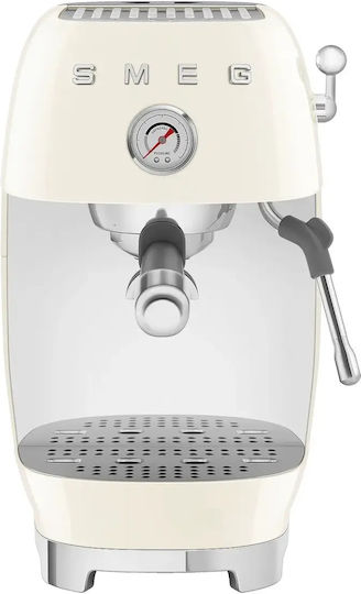 Smeg Μηχανή Espresso 1650W Πίεσης 15bar ECF03CREU