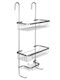 Raft De Baie Montat Pe Perete Metalic 63x14x28cm Gri