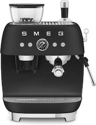 Smeg Αυτόματη με Μύλο Άλεσης Μαύρη EGF03BLMEU Smeg Αυτόματη με Μύλο Άλεσης Μαύρη EGF03BLMEU