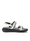 Damen Flache Schwarze Sandalen