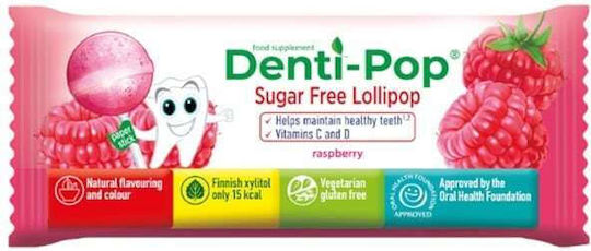 Lollipop Γλειφιτζούρι Lollipop με Γεύση Σμέουρο