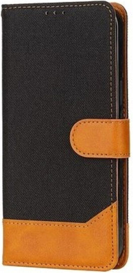 Tel1 Samsung Galaxy A55 5g Jeans Θήκη Βιβλίο Black Brown
