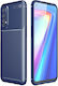 Forcell Huawei P Smart 2021 Карбонов Калъф Силикон Син