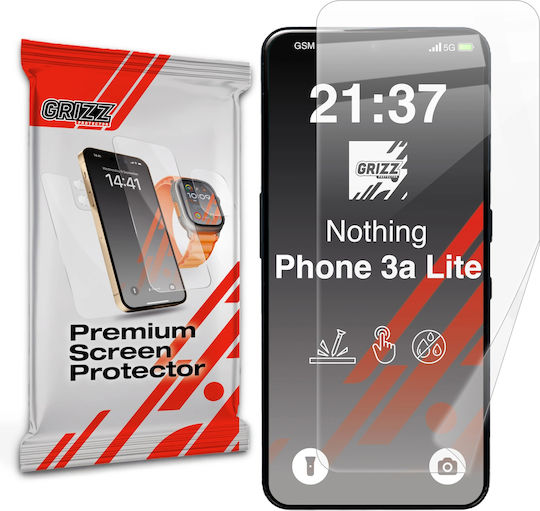 Grizzglass Ceramicfilm Protective Film Compatible Nothing Phone 3a Lite Transparent