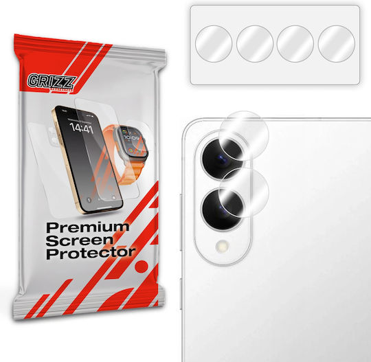 Set 2 Grizzglass Hybridglass Camera Lens Protectors Compatible Samsung Galaxy S25 Edge Transparent