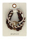 Haiyan Round Bied Kids Hair Ties Round Beads Brown