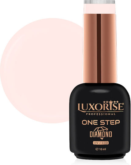 Luxorise Diamond Ojă Pentru Unghii Cu Gel Milky Peach Ochi De Pisică 10ml