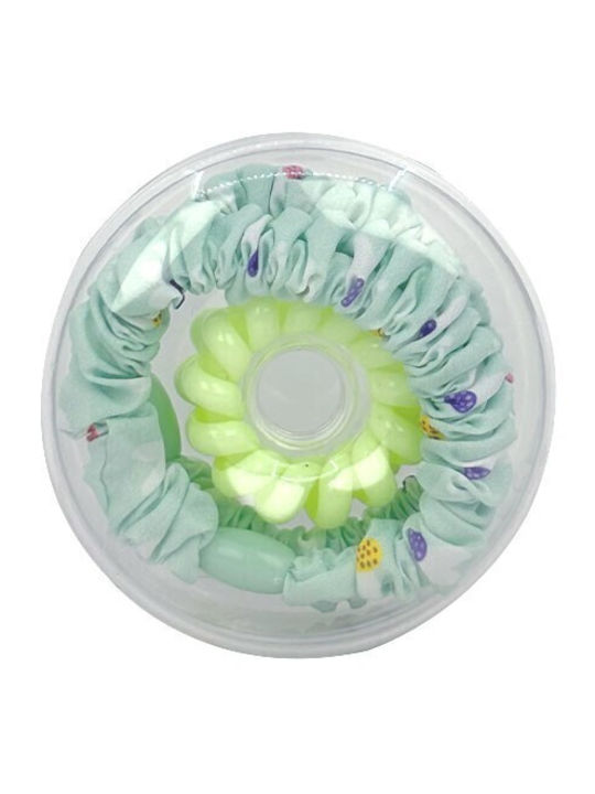Trend Fashion Elastice De Păr Set 4 Bucăți Verzi Margarete