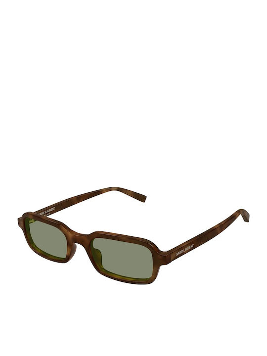 Ysl Unisex Ochelari de Soare cu Ramă Maro și Le...