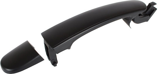 Seat Ibiza Iii 02-09 Black Exterior Door Handle Without Hole Rear Left = Right