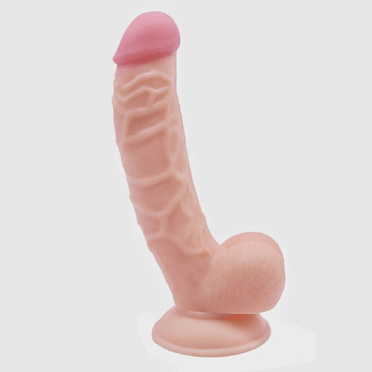 Guilty Toys Реалистично Дилдо с Тестиси Телесен