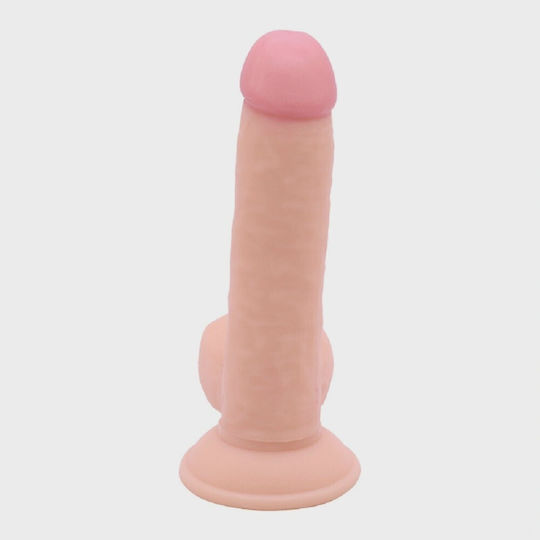 Guilty Toys Realistic Dildo with Scrotum and Suction Cup Flesh