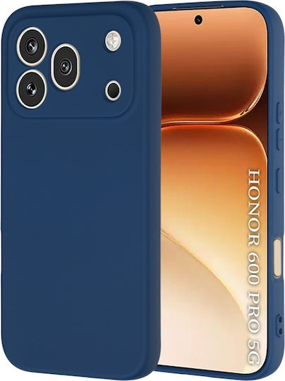Velvet Silicone Case Honor 600 Pro Shockproof Sticker Set Softelegance Navy Blue